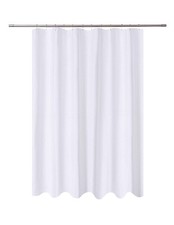 Extra Long Shower Curtain Liner Fabric 72 X 80 Inches Hotel Quality SPA Bathroom