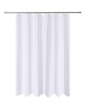 Extra Long Shower Curtain Liner Fabric 72 X 80 Inches Hotel Quality SPA Bathroom