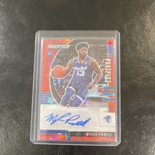 2020-21 Panini Prizm Myles Powell Red Ice Prizm Autograph #PA-MY