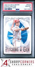 2022 TOPPS ALLEN & GINTER PITCHING A GEM #PAG4 STEVE CARLTON HOF  PSA 10