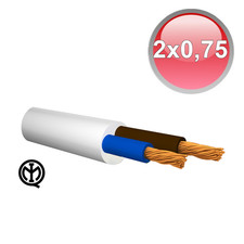 Cavo filo elettrico bipolare FS16 FROR - 2 X 0,75 mmq - rotolo 100 mt