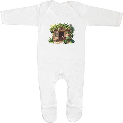 Baby-Schlafanzüge ''Elfenlesebuch draußen Cottage'' (SS061075)