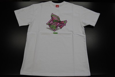 [451-4207] NEW MEN'S ICECREAM TIP SS SHORT SLEEVE TEE WHITE