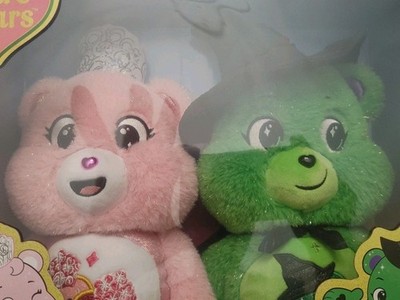 Care Bears x Wicked 2-Pack Glinda Elphaba Bear Limited Edition NIB