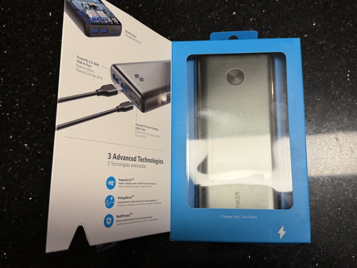 Anker A1290 PowerCore III Elite 25600 60W Portable Charger for