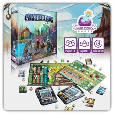 Castellans Board Game Valeria Strategy Dice Drafting Resource Management Area