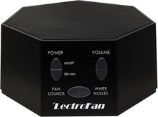 LectroFan Classic White Noise Machine Compact Sleep Sound Machine Bedroom Travel