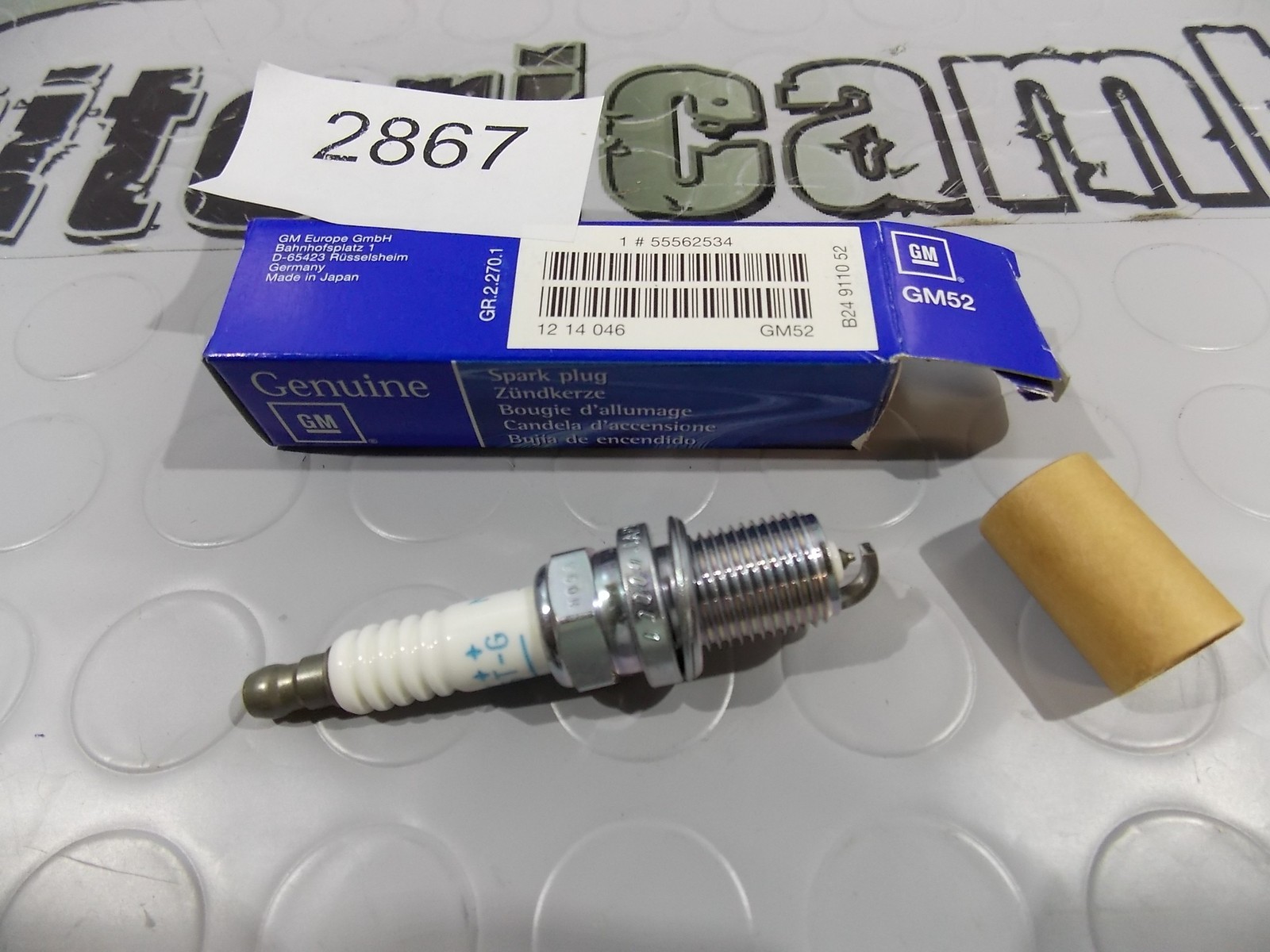 Spark Plug Laser Platinum ORIGINAL SUITABLE FOR OPEL ZAFIRA B ASTRA H