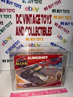 Vintage 1986 Slingshot M.A.S.K Kenner Sealed  Mask AFA 85 USA Box   Rare!! 