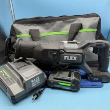 Flex FX2271, 24V Reciprocating Saw Kit with Battery and Bag