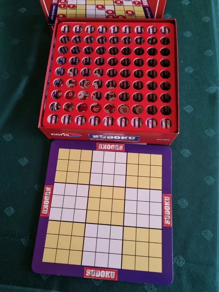 "SUDOKU - Das geniale Zahlen-Puzzle-Spiel" - Noris Brettspiel Legespiel ab 8 - Bild 4 von 4