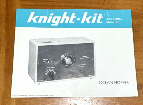 KNIGHT OCEAN HOPPER ORIGINAL MANUAL from DIY kit
