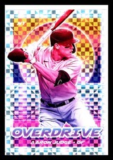 Aaron Judge 2021 Chronicles Overdrive Building Blocks Prizm #18 NY Yankees