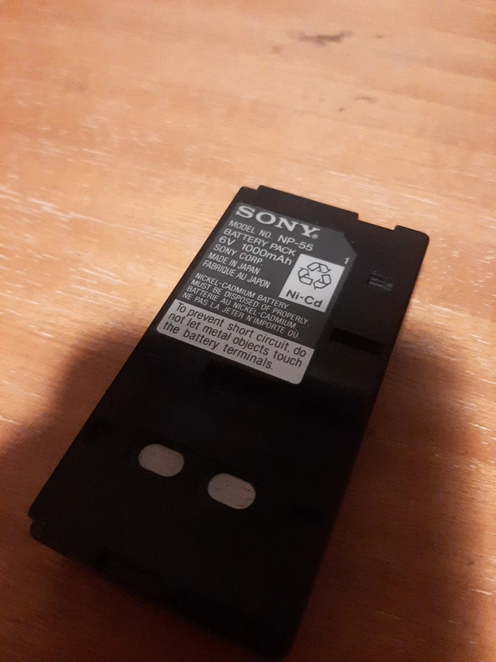 Batería Ni-MH Original NP-68 6V 1800mAh Para Videocámaras Sony y Sanyo ¡Probada! Foto 3 de 3