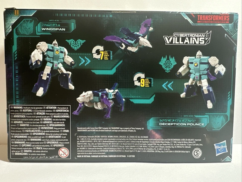 Transformers War For Cybertron Earthrise Villains Wingspan & Pounce 2 Pack - Image 3 of 4