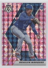 2021 Panini Mosaic Rookie Pink Camo Mosaic Prizm Brailyn Marquez #274 0m0r