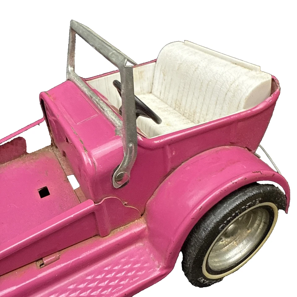 De colección Nylint Ford Modelo T Grabber Hot Rod Acero Prensado Rosa Caliente EE. UU. Foto 4 de 4