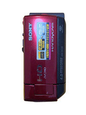 Sony HDR-CX120 Red Handycam Full HD Digital Video Camera Excellent Condition
