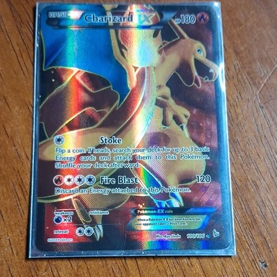 Pokemon TCG Charizard EX 100/106 Flashfire Holo Full Art Ultra Rare EN HP180