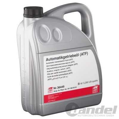 5L Febi BILSTEIN Huile pour Boîte à Vitesse Automatique Rouge Atf 134 Dsih 6P805 - Photo 1/2
