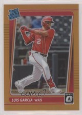 2021 Panini Donruss Optic Rated Rookie Orange Prizm /125 Luis Garcia V #45 1h17