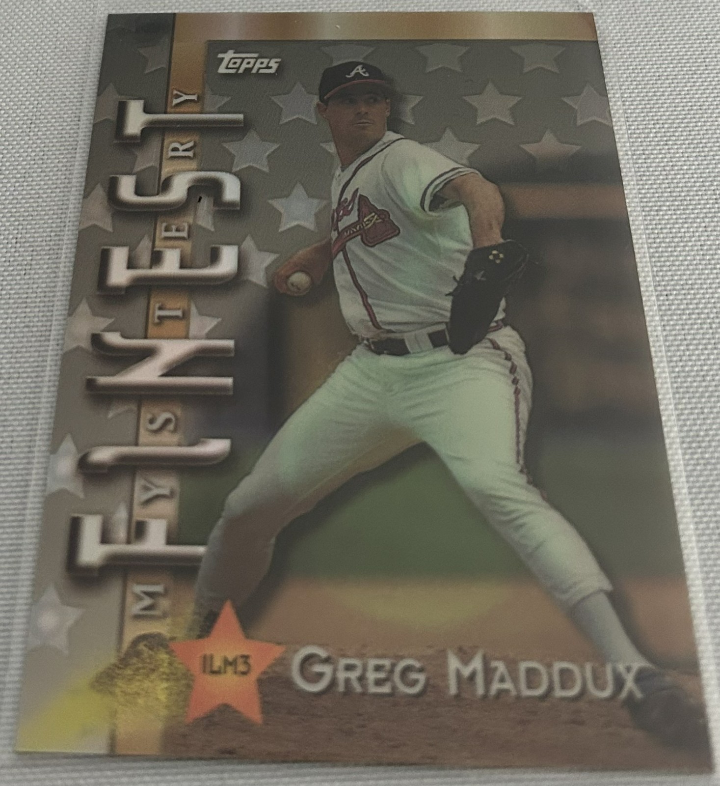 1998 Topps Finest Baseball Greg Maddux Atlanta Braves Mystery Refractor #ILM3
