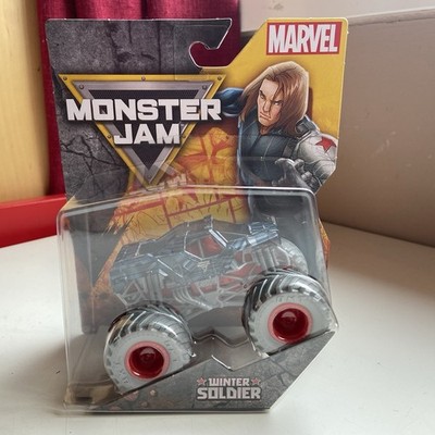 Marvel Monster Jam Winter Soldier Monstertruck Serie 4 im Maßstab 1:64
