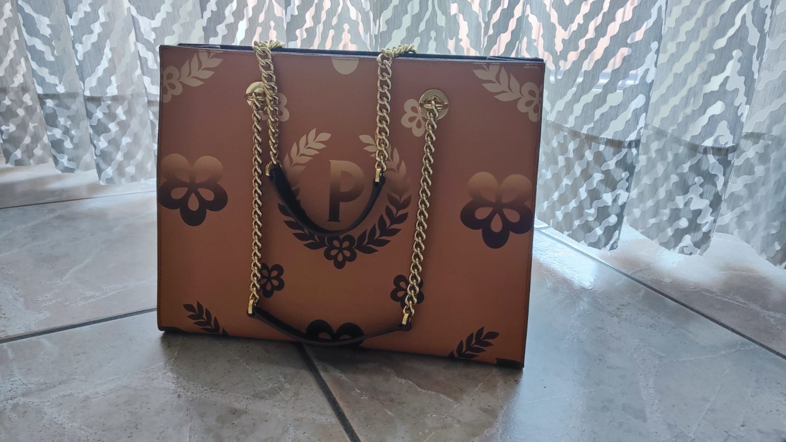 Borsa Pollini Heritage Shopping bag con doppio manico (38x28x17cm)