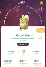 Pokémon Go Shiny Growlithe Trade! Registered Or 30 Day Friends! *SeeDescription*