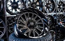 Tis Black Milled Wheels Gmc Sierra 1500 547bm 20x10 6x139.7 547bm-2106819