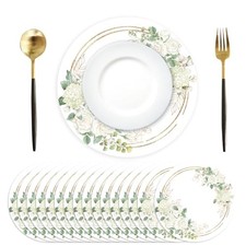 Paper Placemats Disposable 50 Pack Wedding Disposable Placemats White Floral