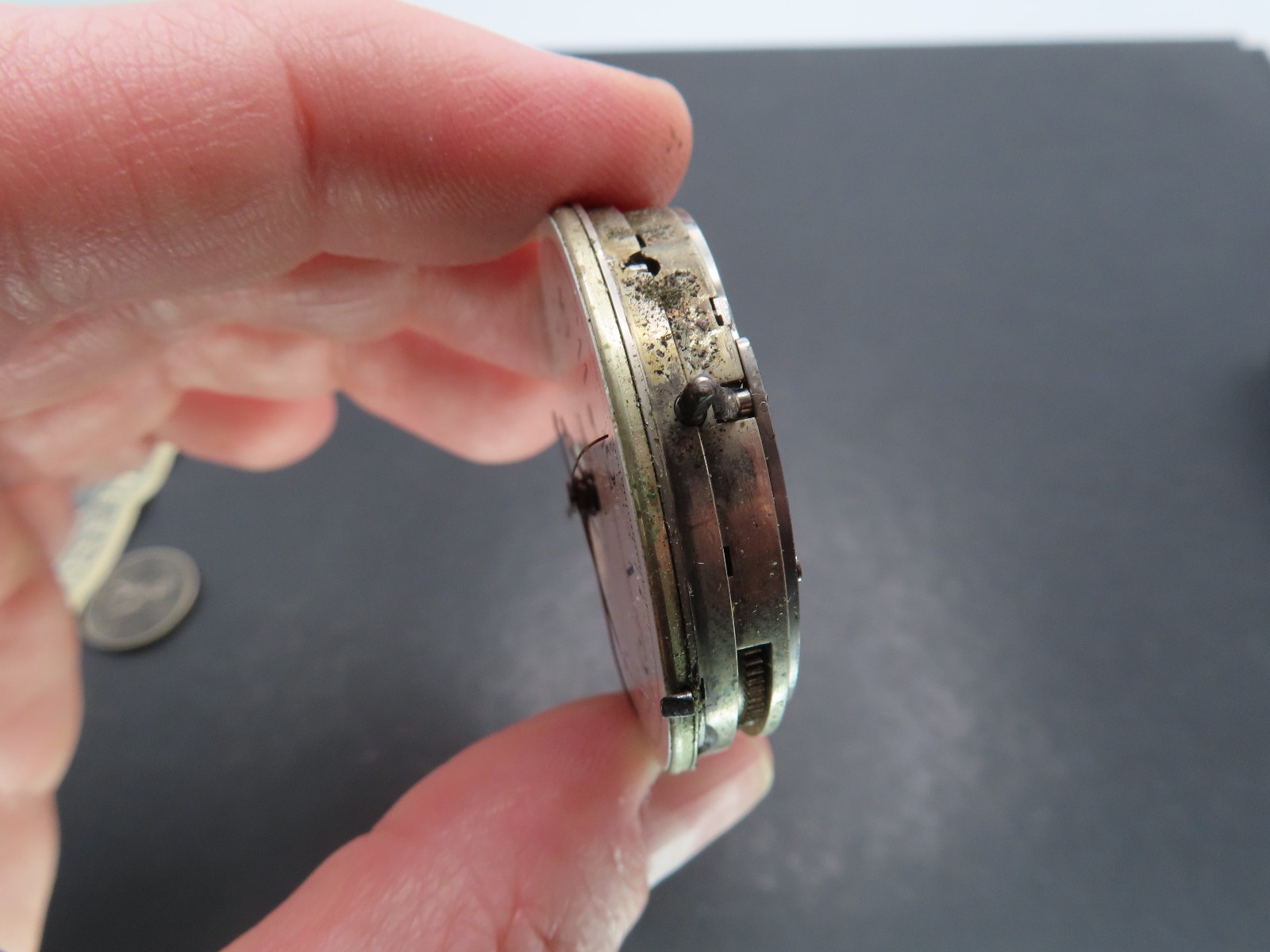 Agassiz Split Second Chronograph Pocket Watch Mov… - image 4