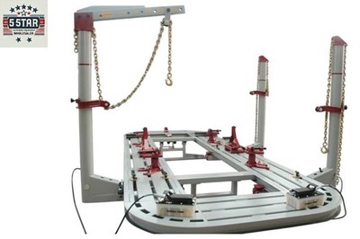 FREE SHIPPING new 22 Feet Long Auto Body Shop Frame Machine + 3 TOWERS 360 MOVE