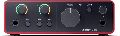 Focusrite SCARLETT SOLO USB-C 4. Generation Audio-Interface