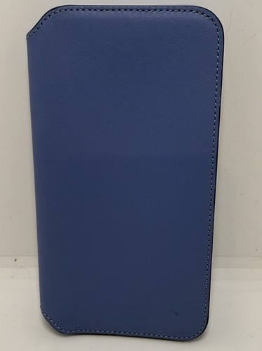 Apple iPhone XS Max Leather Folio Wallet Flip Case Cape Cod Blue AUTHENTIC - Photo 2 sur 6