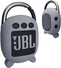 Silicone Cover Case for JBL Clip 4 Portable Bluetooth Speaker, Protective Carryi
