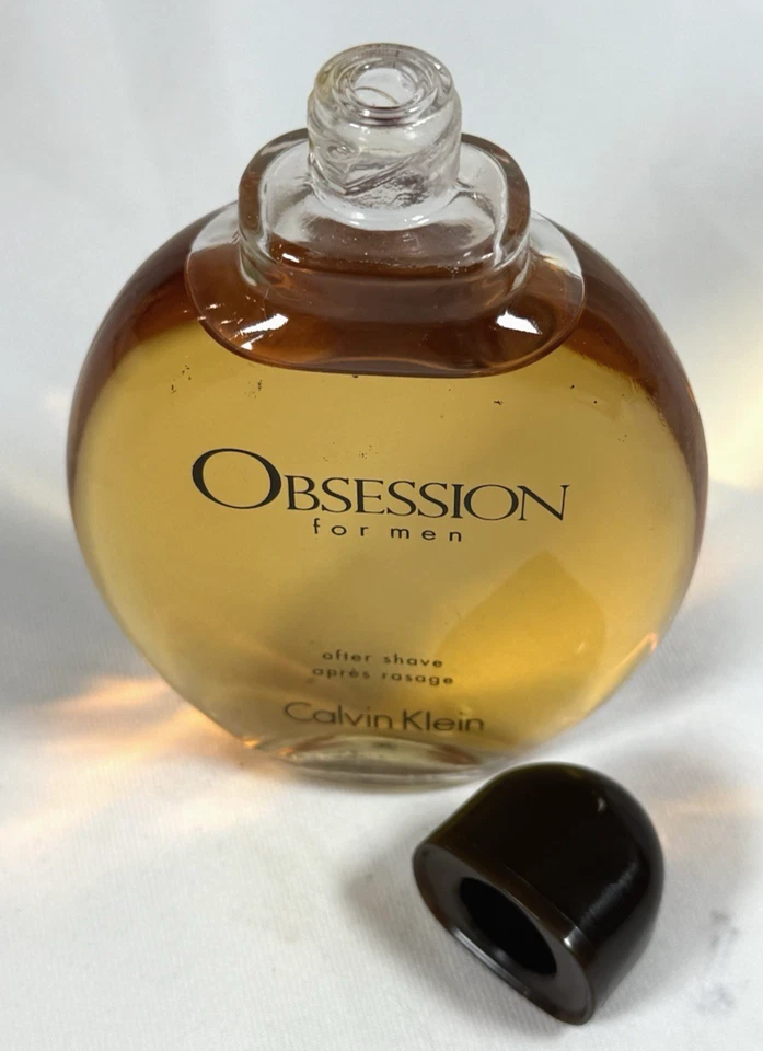 Original Vintage OBSESSION For Men por Calvin Klein 4 OZ After Shave Foto 3 de 4