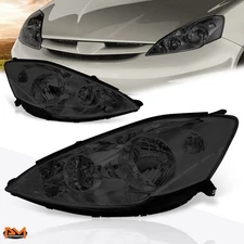For 06-10 Sienna XL20 Direct Bolt-on OE Headlight/Lamp Smoked Lens Clear Corner
