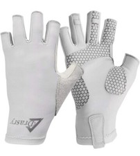 Drasry UV Protection Fishing Fingerless Gloves Men Women UPF 50 SPF Gloves