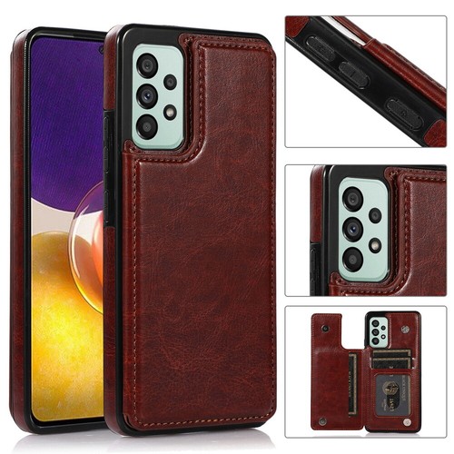 Leather Card Slot Wallet Case Cover Kickstand For Samsung Galaxy A13 A33 A53 A73 - Picture 7 of 81