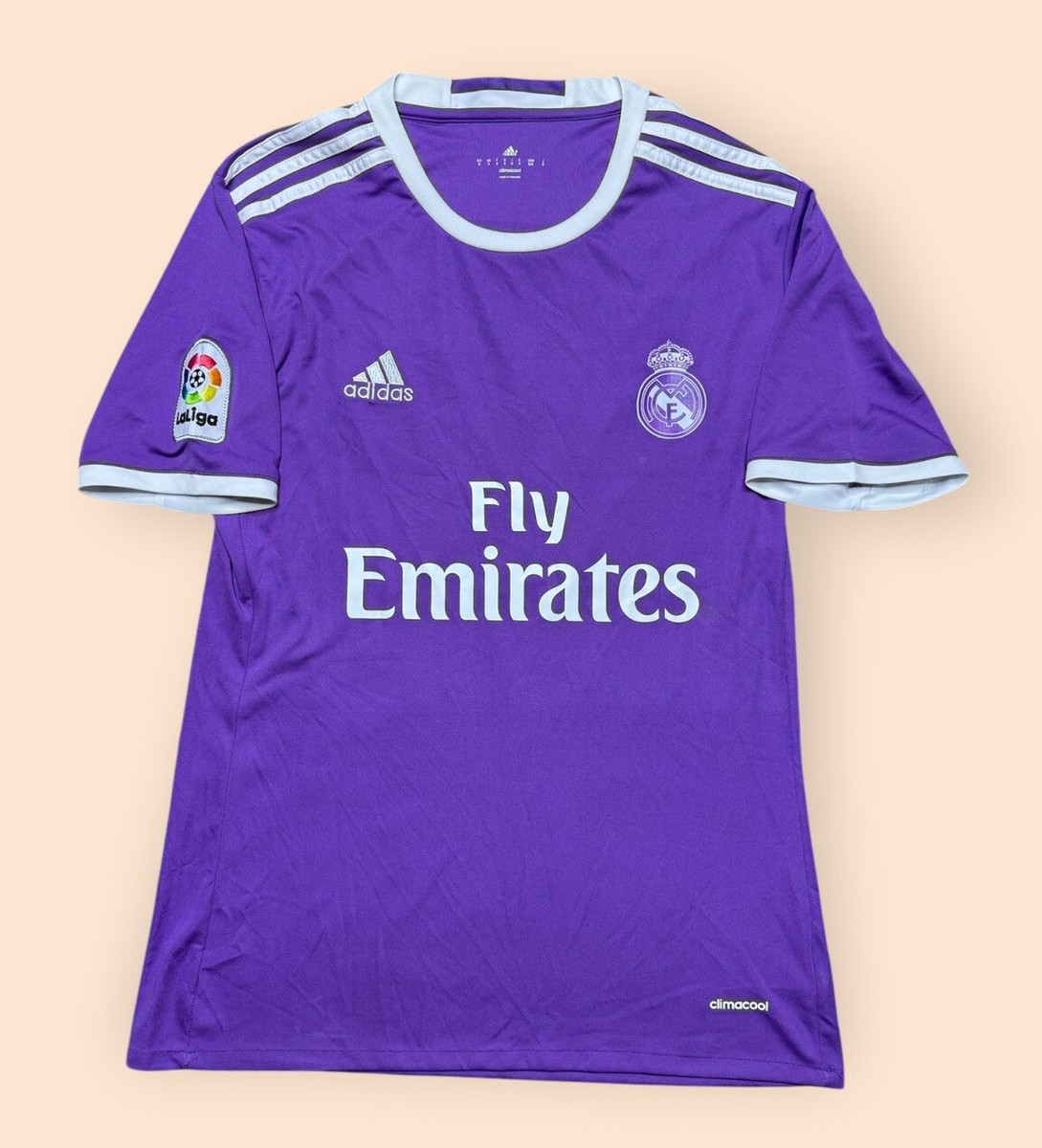 Real Madrid Jersey Ronaldo Purple Away Kit 2016/2017 Men's Small
