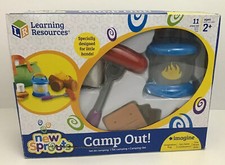 Learning Resources Camp Set Smores LER9247 New Sprouts 11 Piece Camp Out Set