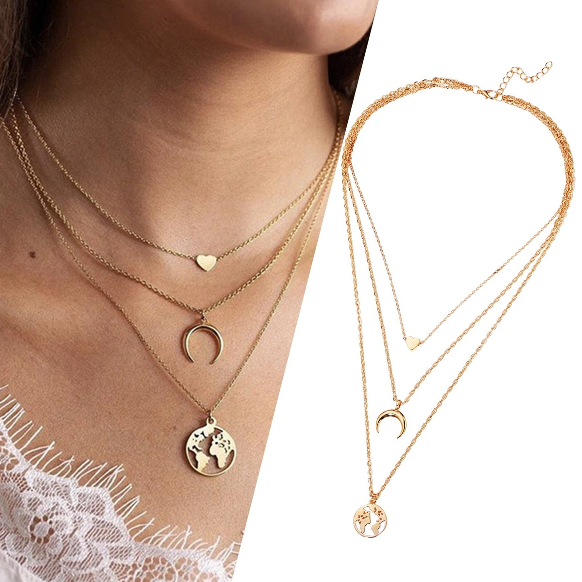 Three layer pendant deals