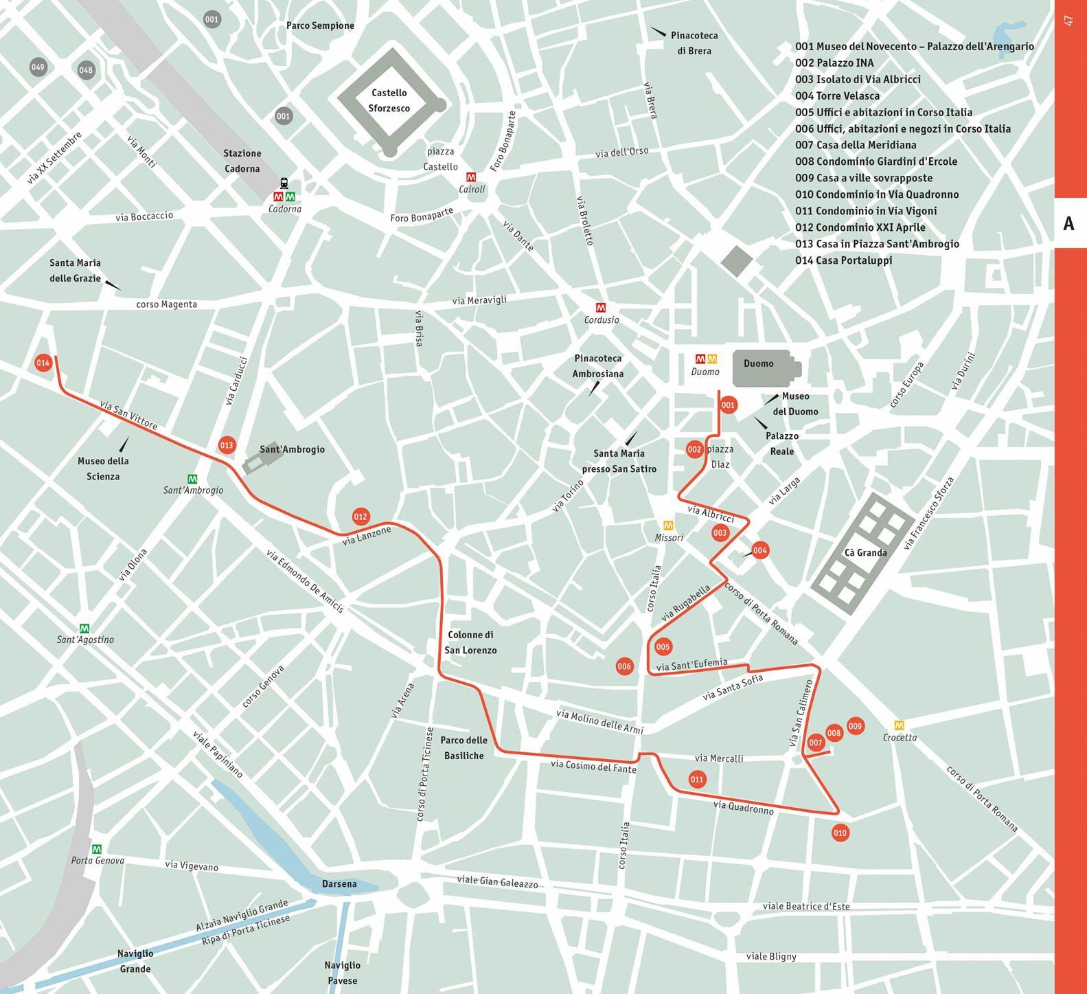 Thumbnail - Milan. Architectural Guide Carlo Berizzi