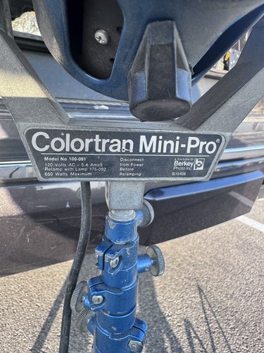BERKEY COLORTRAN Mini Pro Working W Color tran Pro Stand 10’ Extendable Stand - Picture 4 of 15