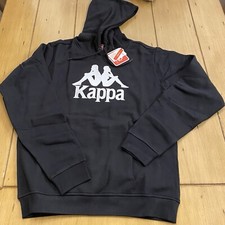 Kappa Men s Hoodie Logo Streetwear Pullover E...