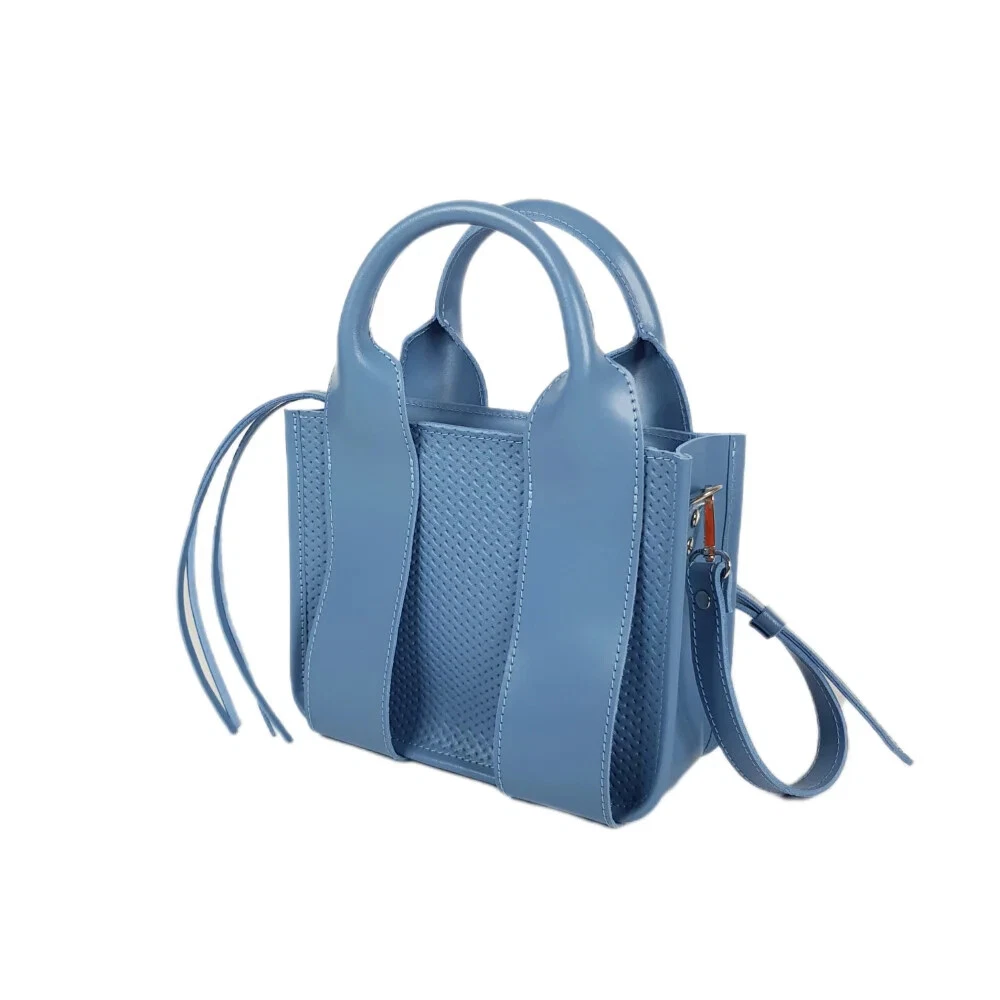 COACH Borsa a mano in VERA PELLE fatta a mano da donna borsa a tracolla rossa mini tote
