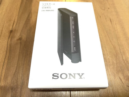 Sony Walkman Genuine Accessory NW-A300 Series Soft Case Black CKS-NWA300BC - Picture 1 of 12