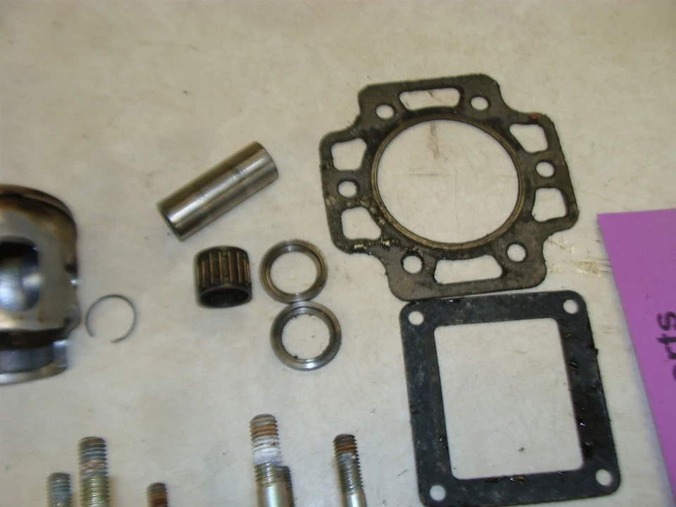 1976 RUPP NITRO 340 cylinder piston ring low miles NICE jug barrel G34BWR XENOAH - Image 4 of 4