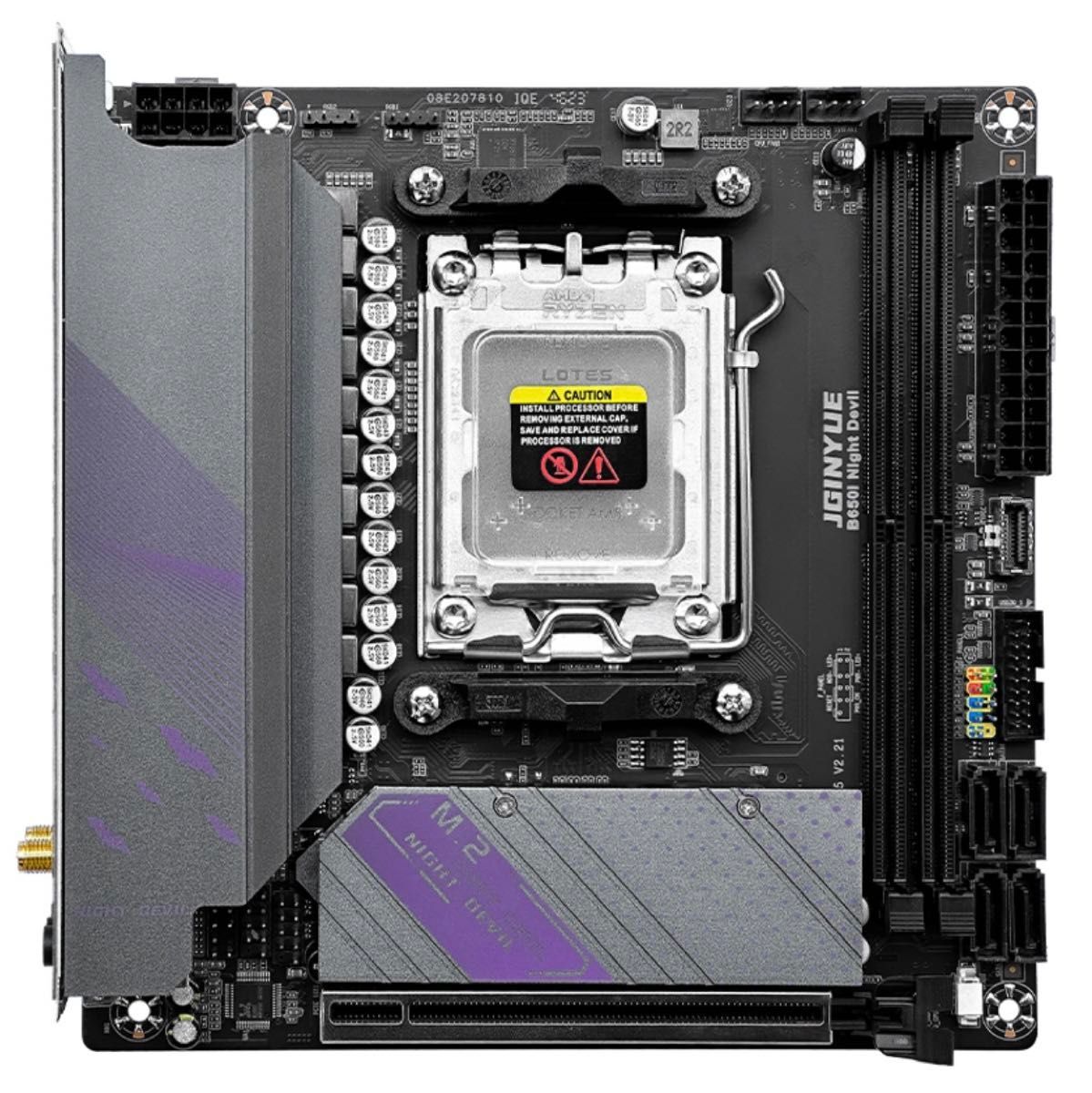 JGINYUE B650i Night Devil Mini-ITX セット JGINYUE B650i Night Devil AM5 Mini-ITX Motherboard | eBay